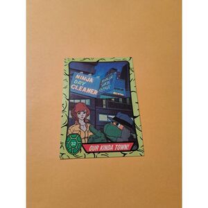 1989 Topps TMNT Our Kinda Town Trading Card 32 Teenage Mutant Ninja